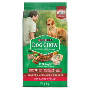Dog chow adultos medianos y grandes x 2 kg (PC 6) Precio especial