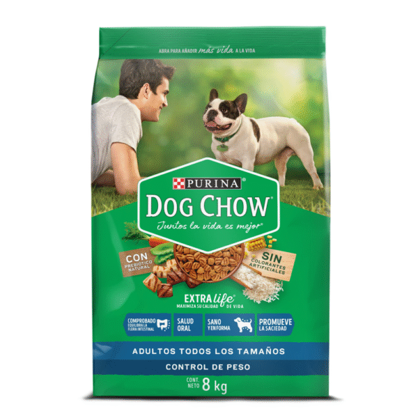Dog chow control de peso sin colorantes