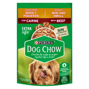 Dog chow sobres ADT MINI Y PEQ CAR X 100 gr (PC 20)
