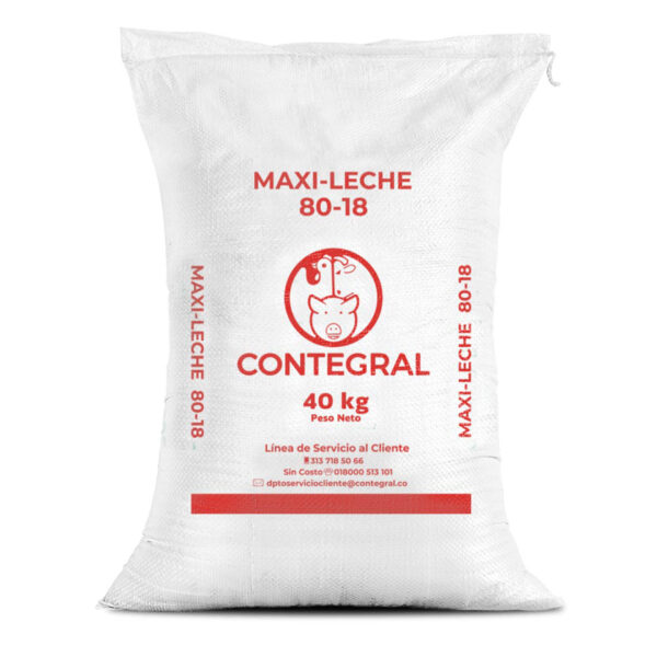 C. maxi leche 80-18 P. x 40 kg