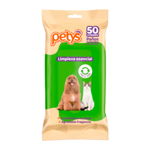 Pañitos humedos petys limpieza esencial 50 unidades