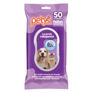 Paños húmedos Petys lavanda 50 unidades